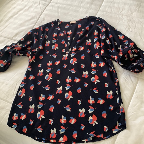 Pixley Tops - Pixley Navy Top Large